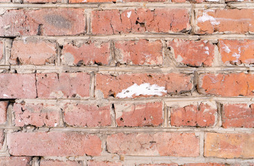 Texture of old dirty textured brick wall
