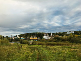 Orthodox churches and monasteries of the city of Gorokhovets, Russia.