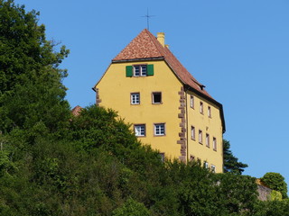 Fototapeta na wymiar Schloss Mahlberg mit Landschaften in der Ortenau