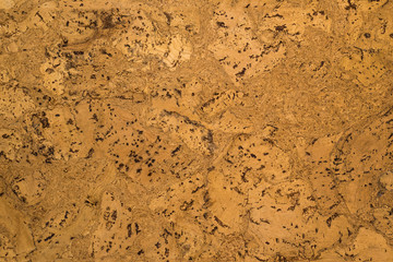 Surface texture of natural cork coating, background.