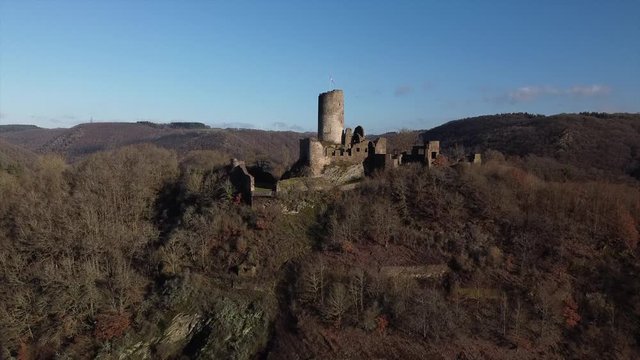 Winneburg Ruine bei Cochem, Moseltal, Rheinland-Pfalz, Deutschland