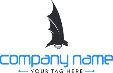 Abstract Vector Technology Bat Logo