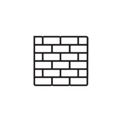 brick icon vector logo design template EPS 10