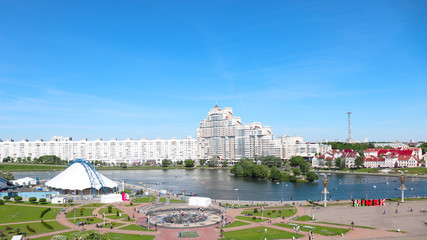 central square, city view MINSK