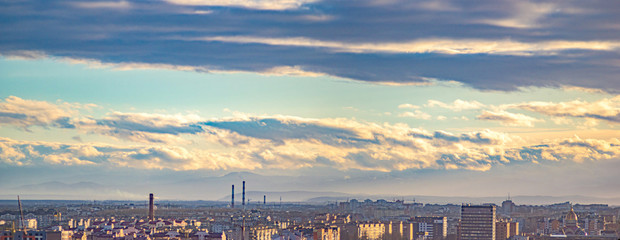 Panorama of the Ukrainian city