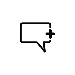 Fototapeta premium bubble speech icon design vector logo template EPS 10