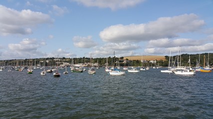 Fototapeta na wymiar Falmouth boats