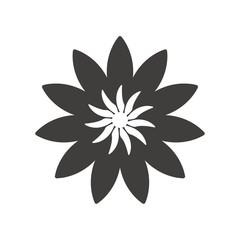 flower icon design vector logo template EPS 10