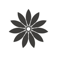 flower icon design vector logo template EPS 10