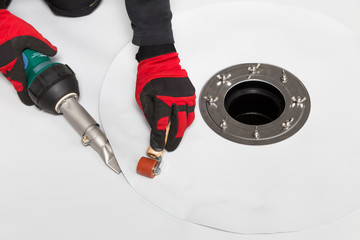 Roof sealing process