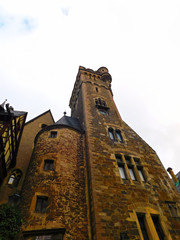 Historische Burg aus vergangenen Zeiten in Deutschland