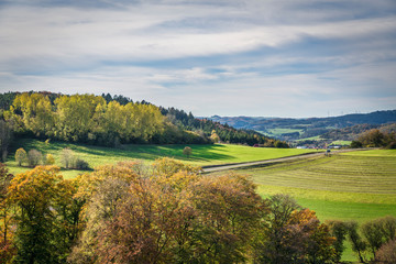 Eifel Landscape in beautiful autumn