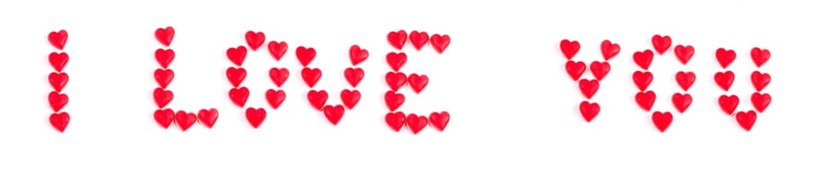 i love you sigh made out from hearts