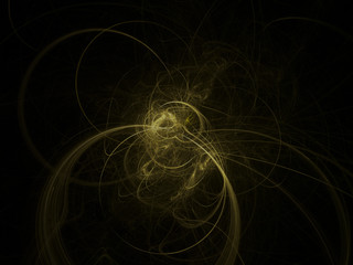 Abstract fractal effect background. Amazing line wallpaper design. Illustration template.