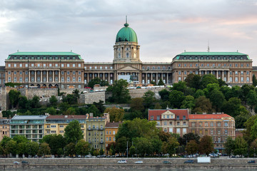 Fototapeta na wymiar Sunset in Budapest, Hungary