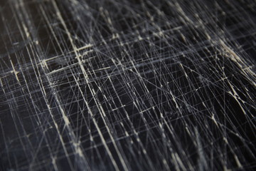 texture of knife notches on working table