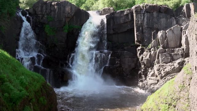 High Fallas waterfall at Grand Portage State Park at the US/Canada border Tallest waterfall in MN