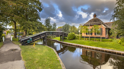 Canals in Giethoorn Village