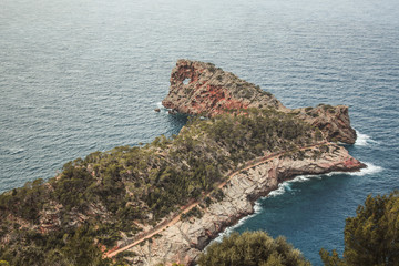 Sa Foradada at the western coast of Mallorca, Spain