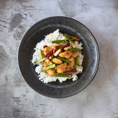 Spicy Cashew Chicken