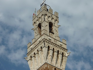 Fototapeta na wymiar Siena torre del Mangia