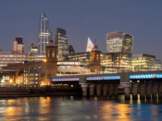 Obraz premium Europa, Wielka Brytania, Anglia, Londyn, City 22 Bishopsgate Cannon Street