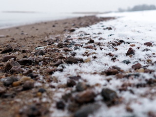 stones on beach