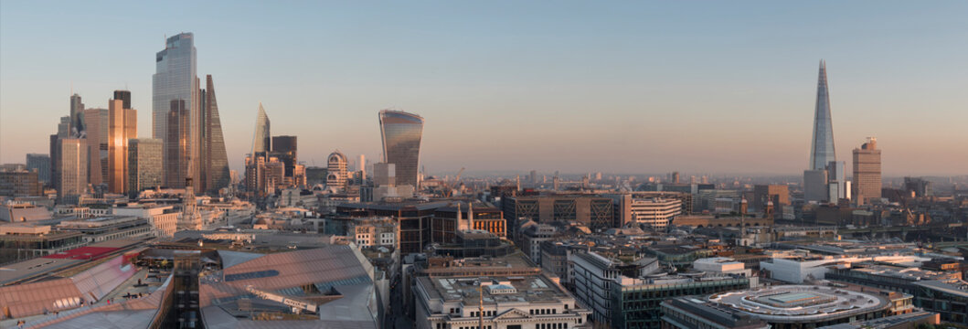 Europe, UK, England, London, City Skyline From St Pauls 2020