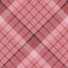 Seamless pattern in pink and brown colors for plaid, fabric, textile, clothes, tablecloth and other things. Vector image. 2