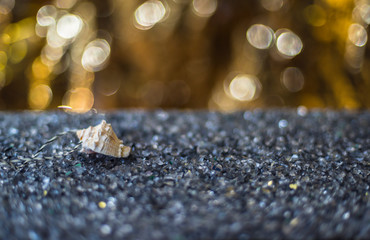 Beautiful sparkle background with broken glass.
