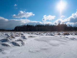Zima, śnieg, polska, wycieczka