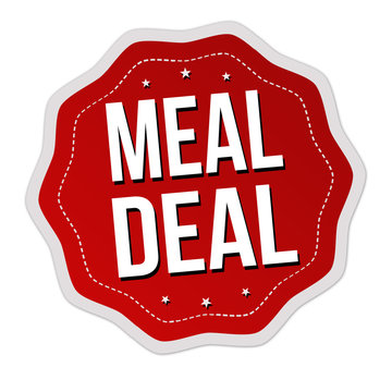 Meal Deal Label Or Sticker