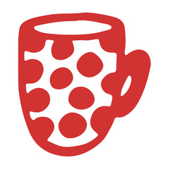 Simple and stylish modern colorful illustration, vector hand drawn elements, doodles, lettering, phrase