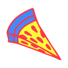 Simple and stylish modern colorful illustration, vector hand drawn elements, doodles, lettering, phrase