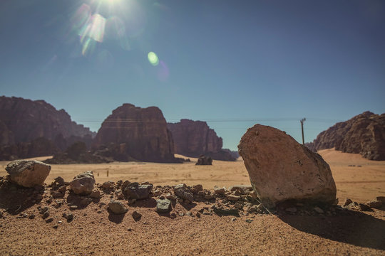 Red desert in north Saudi-Arabia