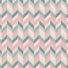 chevron pattern pastel color palette pink and green