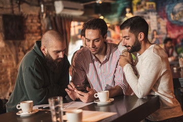 International group of friend have a time together and enjoying