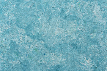 Abstract ocean - ART. Flat lay top view copy space. Aqua menthe trend 2020 color