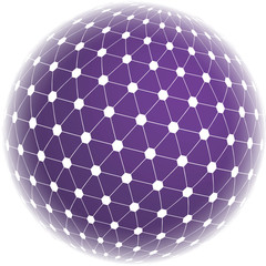 Mundo tecnológico violeta