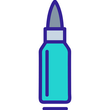 recommend clip art: bullet icon vector. Thin line sign. Isolated contour symbol illustration