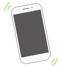 振動するスマートホン
