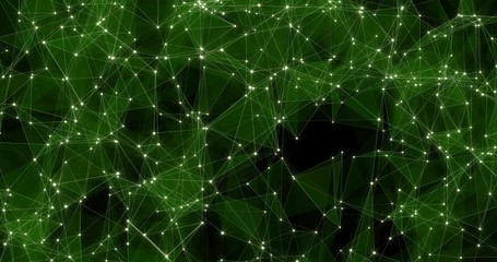 Background Abstract Dynamic Plexus Futuristic Technology. 3D rendering 3D illustration