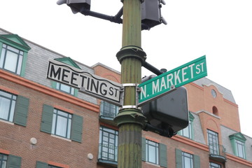 Fototapeta premium Market and Meeting