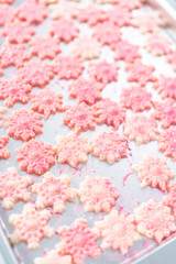 Chocolate snowflakes