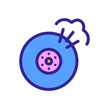 recommend clip art: tire icon vector. Thin line sign. Isolated contour symbol illustration