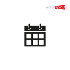 Calendar Icon Design Vector Template