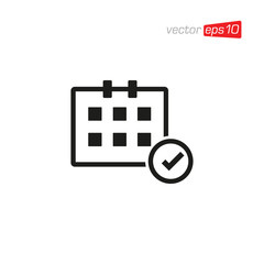 Calendar Icon Design Vector Template
