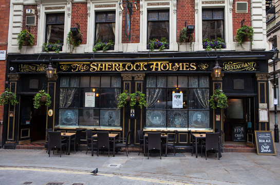 The Sherlock Holmes Public House in London