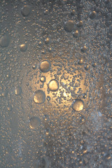Water bubbles macro abstract bathroom window high quality background prints