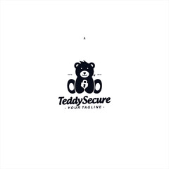 Teddy Bear logo design template